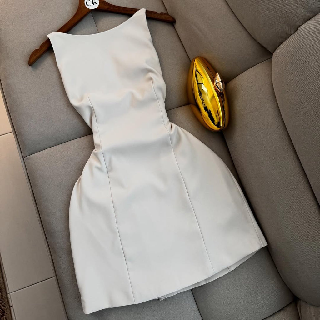WHITE MINI DRESS 01