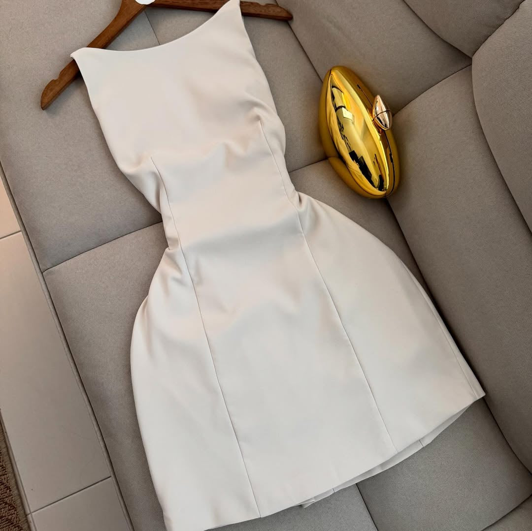 WHITE MINI DRESS 01